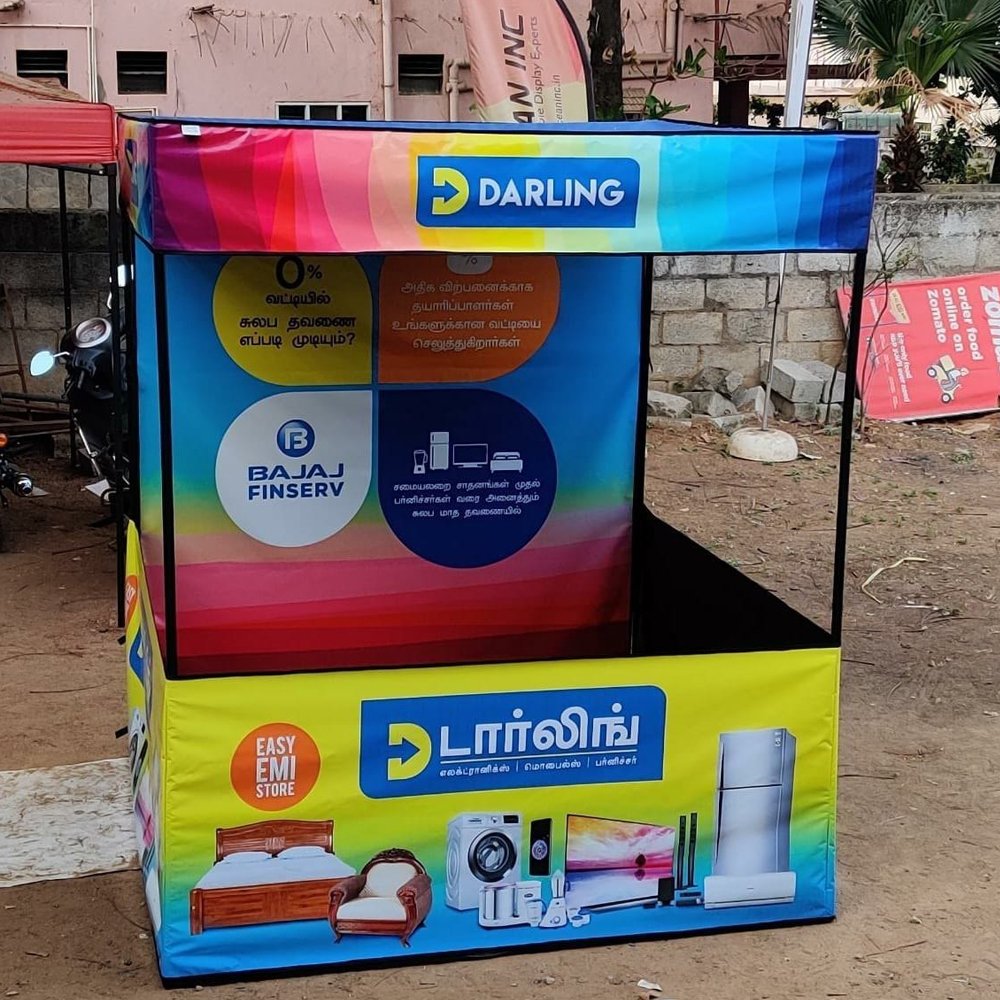 Canopy Tent Kiosk Manufacturers in Kerala, Hyderabad, Trichy