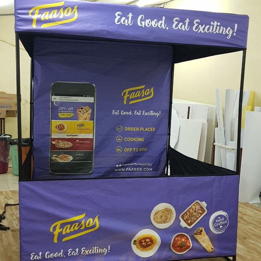 Canopy Tent Kiosk Manufacturers in Bangalore, Hyderabad, Kerala